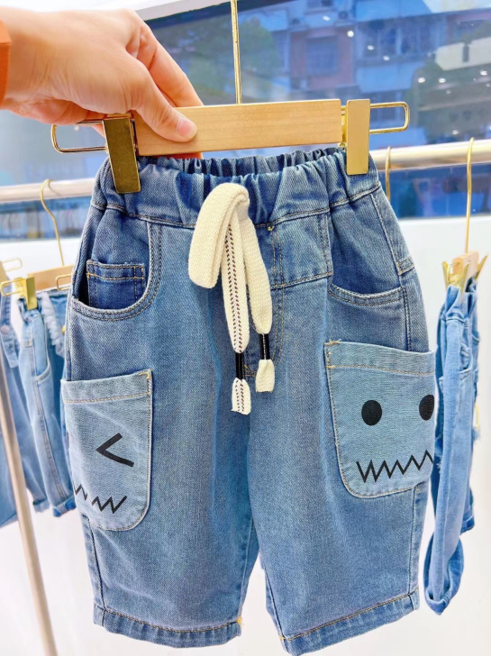 Children's denim shorts