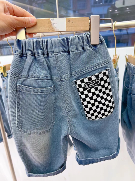 Children's denim shorts