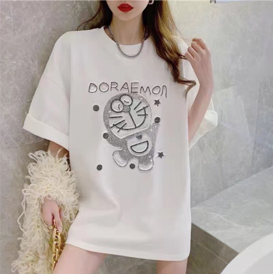 Woman's  Large size loose fit T-SHIRT