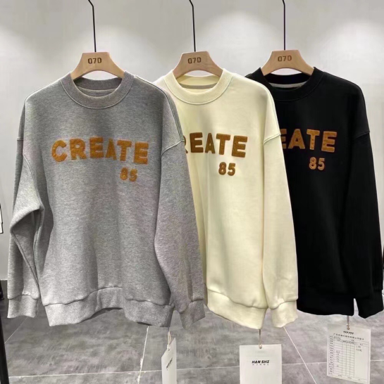 Men's round neck hoodie