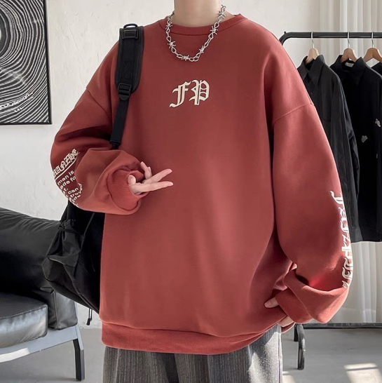 Men's round neck hoodie