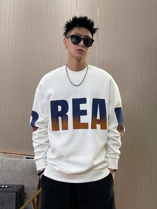 Men's round neck hoodie