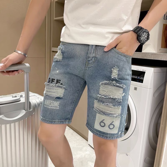 Men's denim shorts