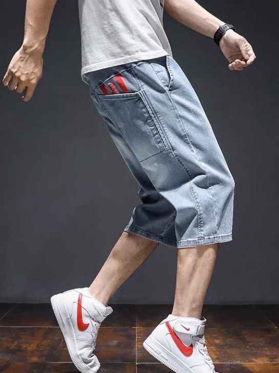 Men's denim shorts