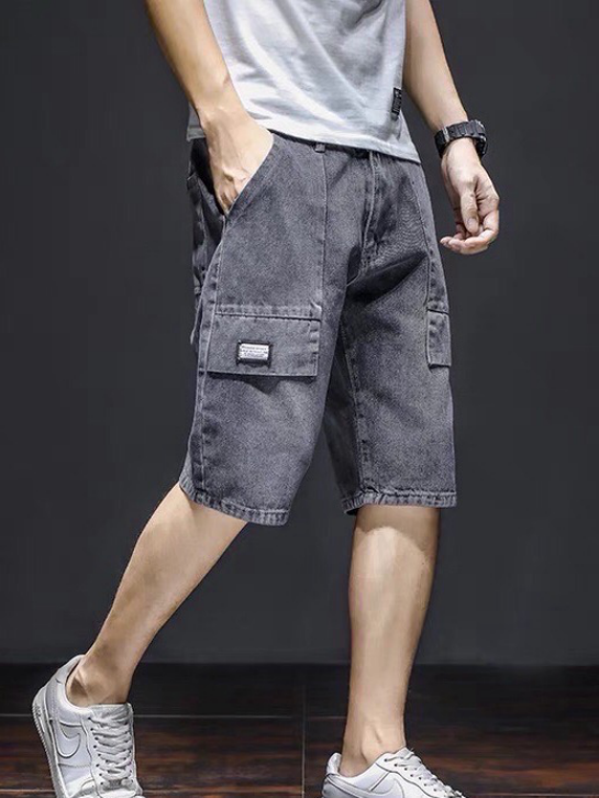 Men's denim shorts