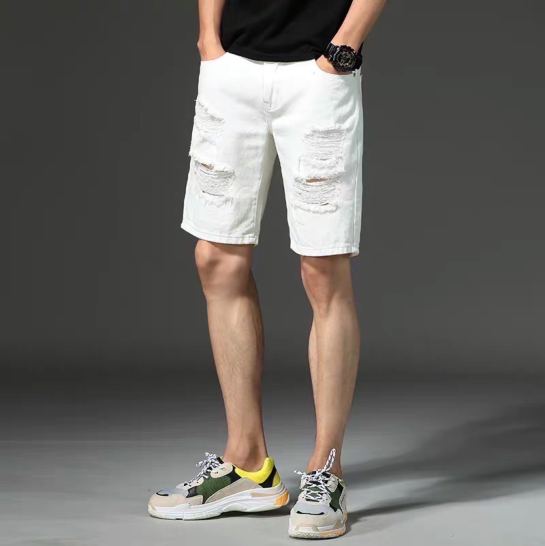 Men's denim shorts
