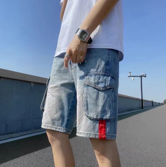Men's denim shorts