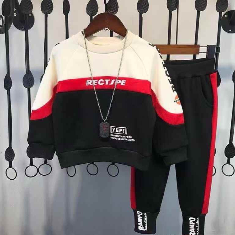 Kids Round-neck sweatshirt set