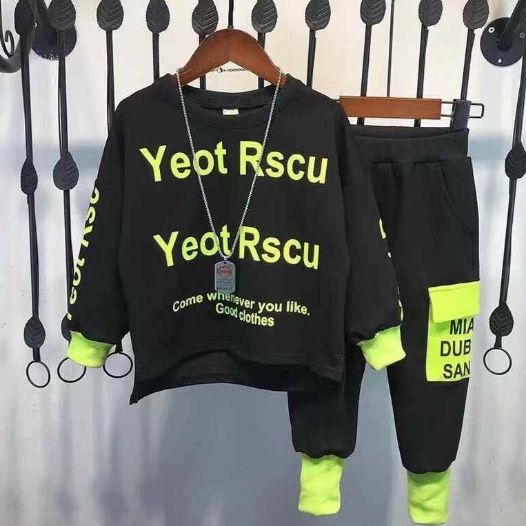 Kids Round-neck sweatshirt set