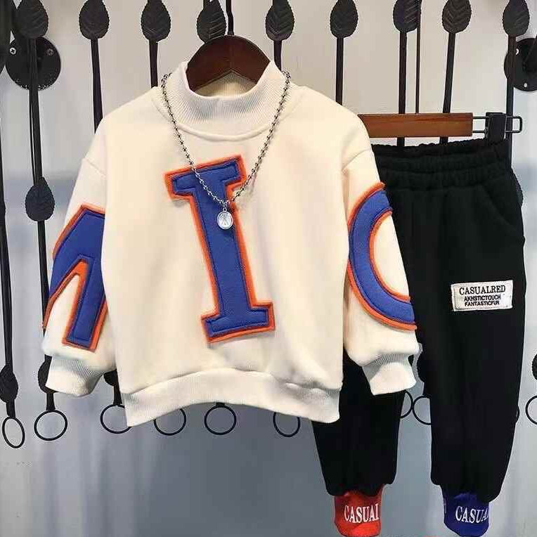 Kids Round-neck sweatshirt set