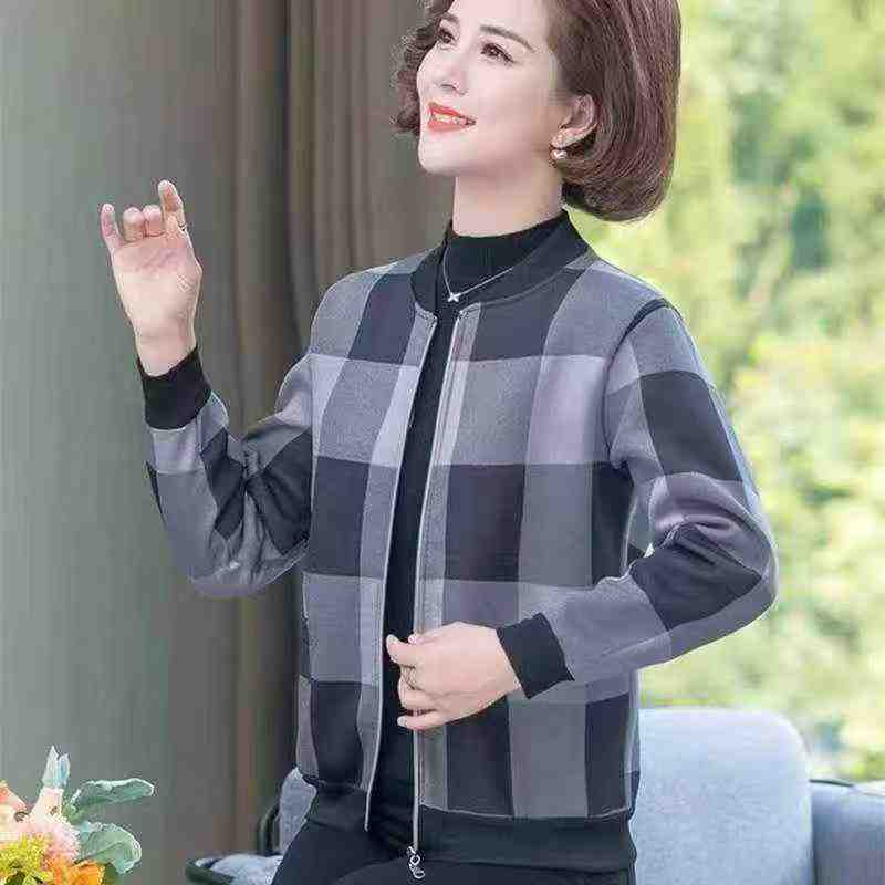 Women's checkered jacket