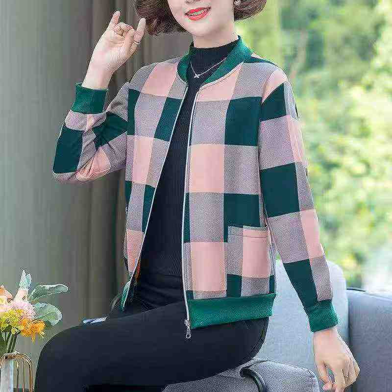 Women's checkered jacket