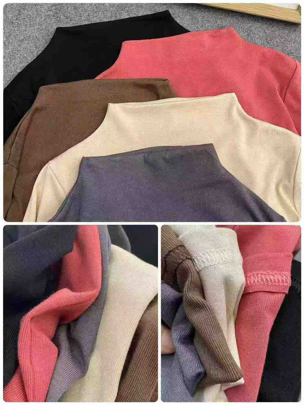 Women's high-necked base layer shirt