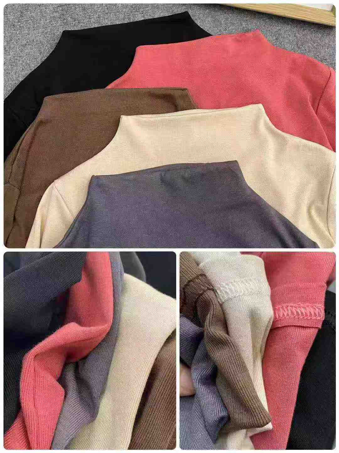 Women's high-necked base layer shirt