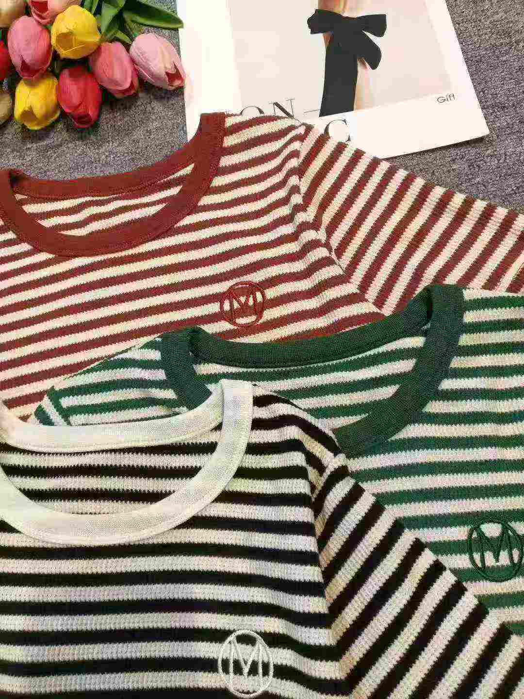 Women's striped T-shirt