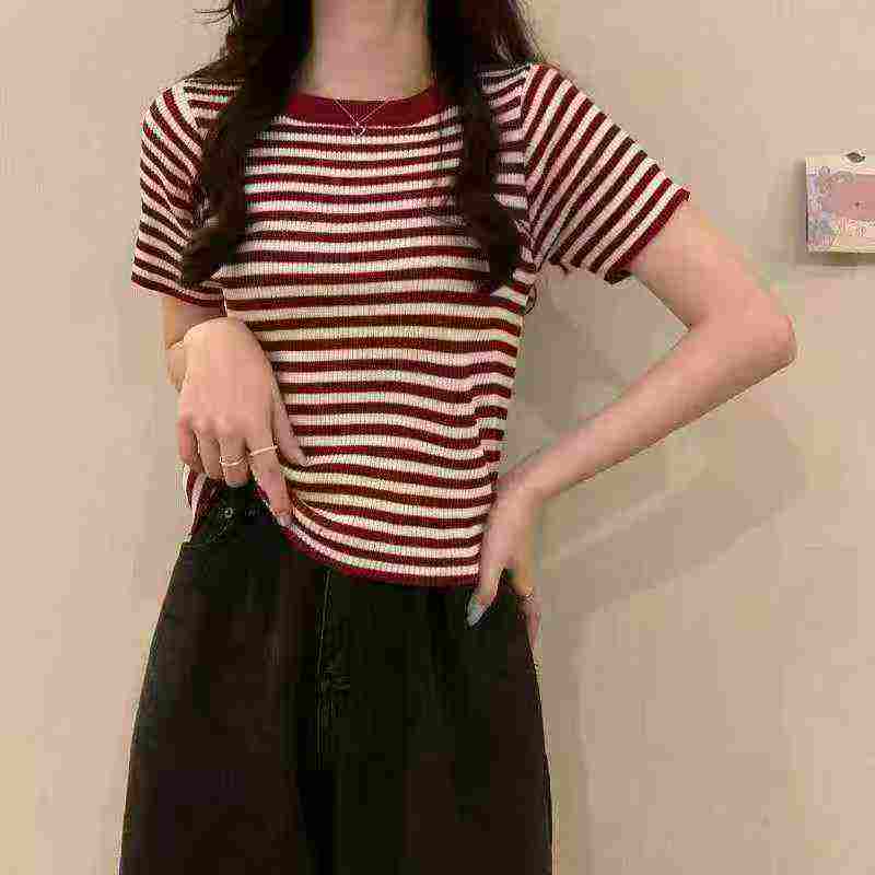 Women's striped T-shirt