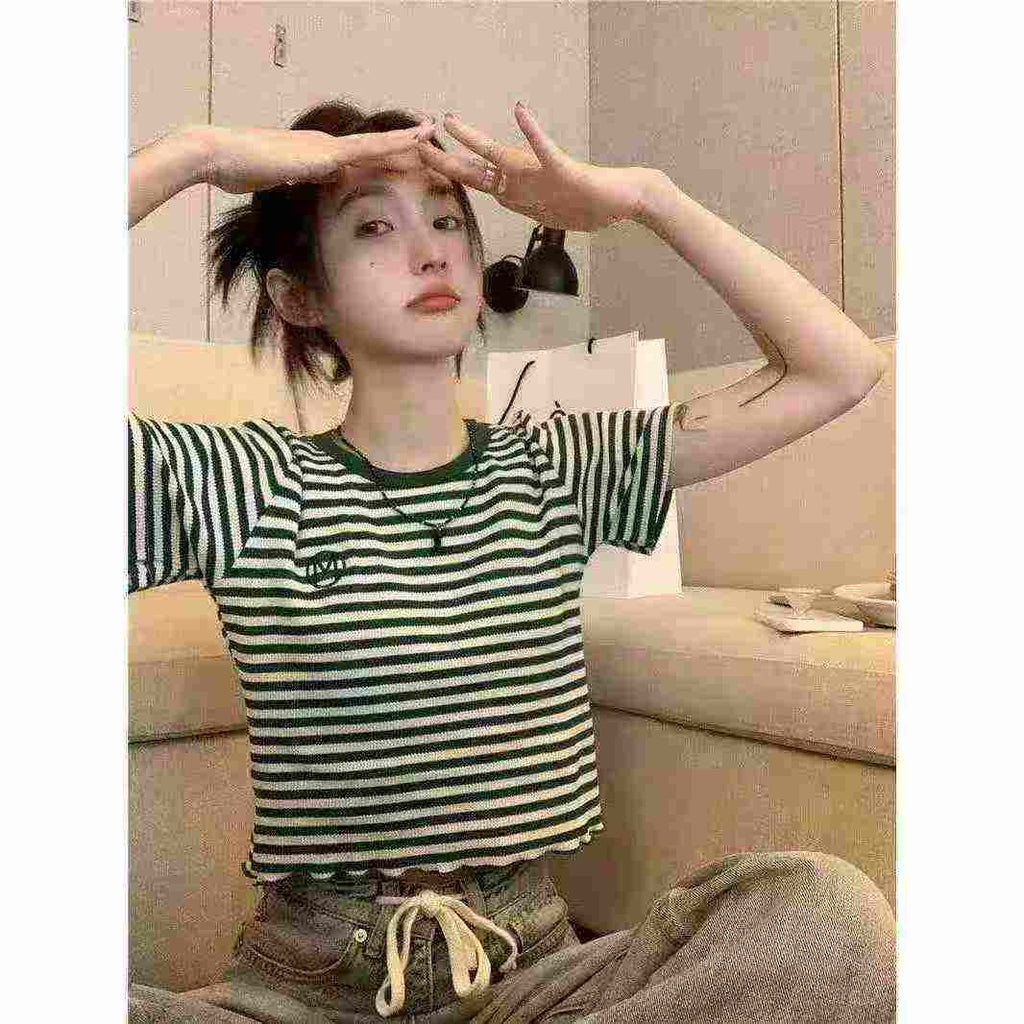 Women's striped T-shirt