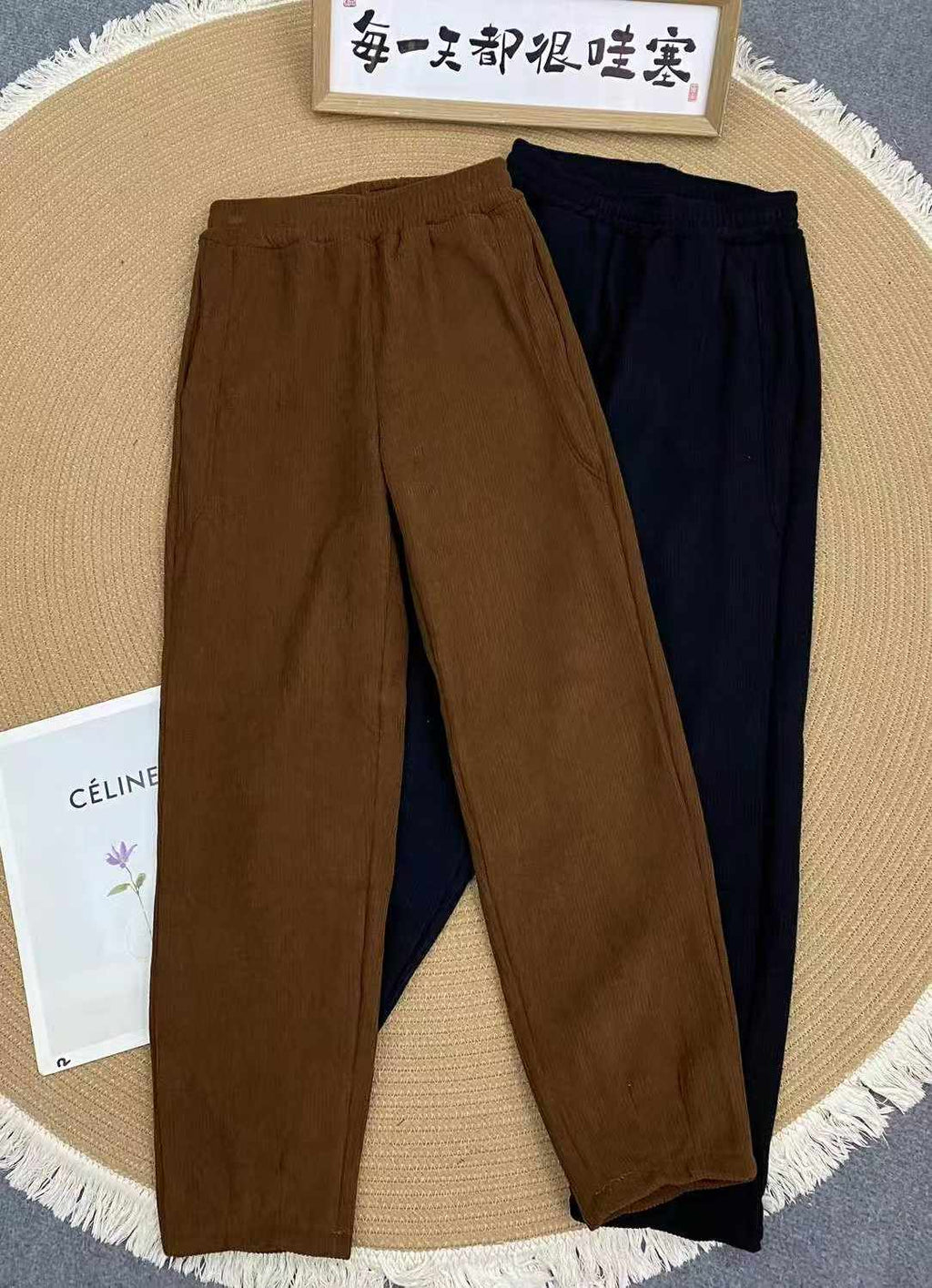 Women's baby fleece pants