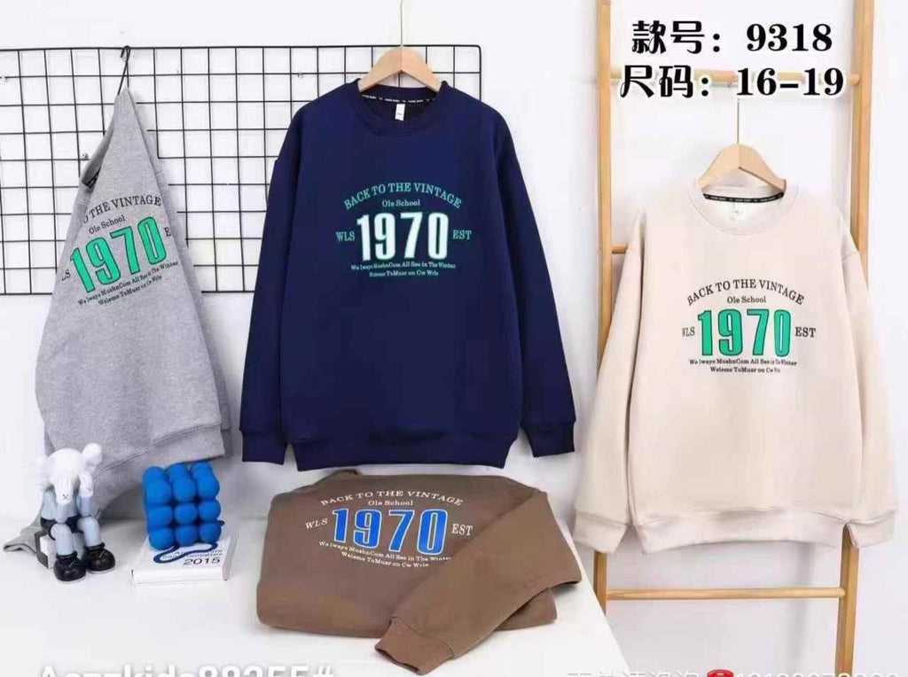 Kid's Round-neck sweatshirt