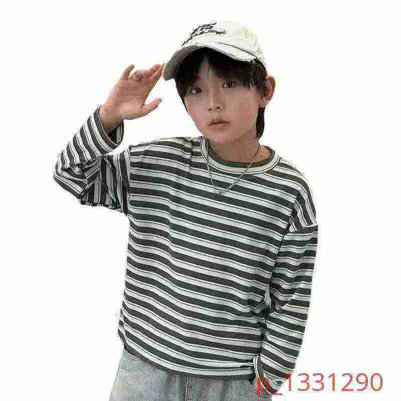 Kid's striped long-sleeved base shirt