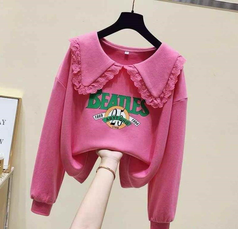 Women dolly collar shirt