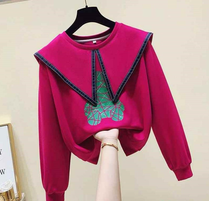 Women dolly collar shirt