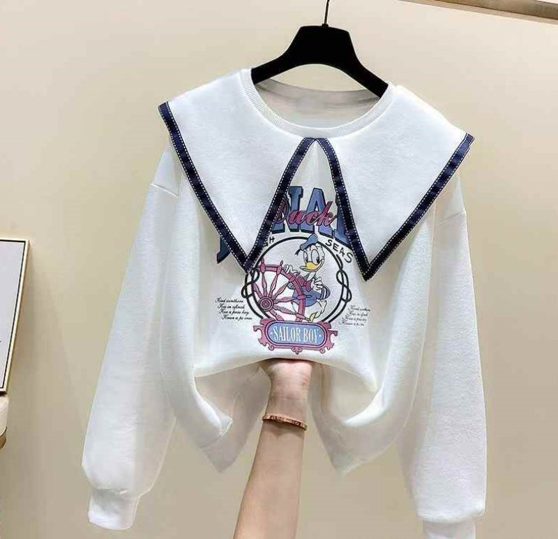 Women dolly collar shirt