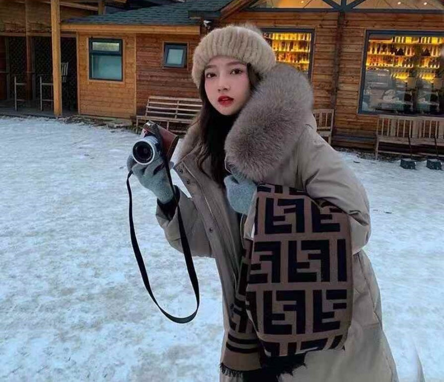 Women long puffer coats