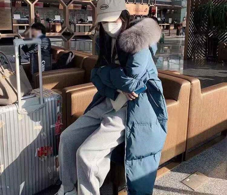 Women long puffer coats