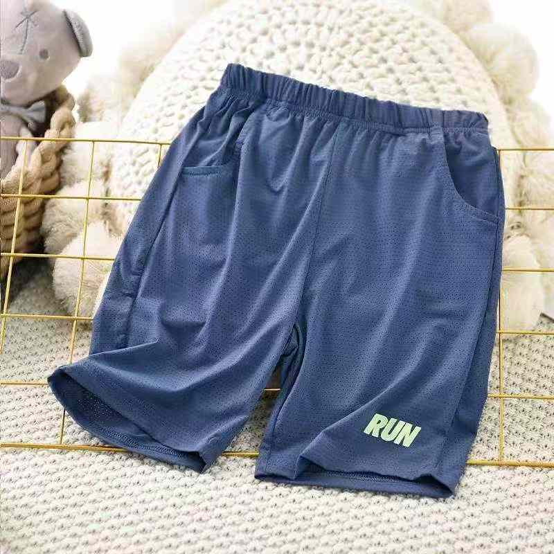 Kid's silk short pants