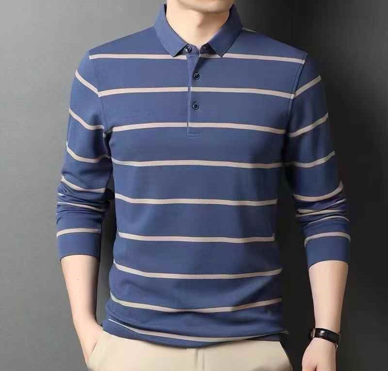 Mens long sleeves polo