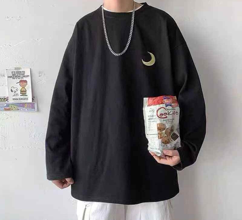 Mens round-neck sweatshirts