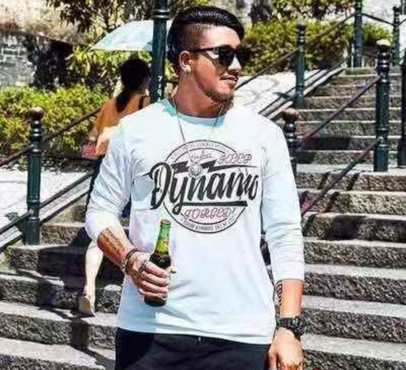 Mens round-neck sweatshirts