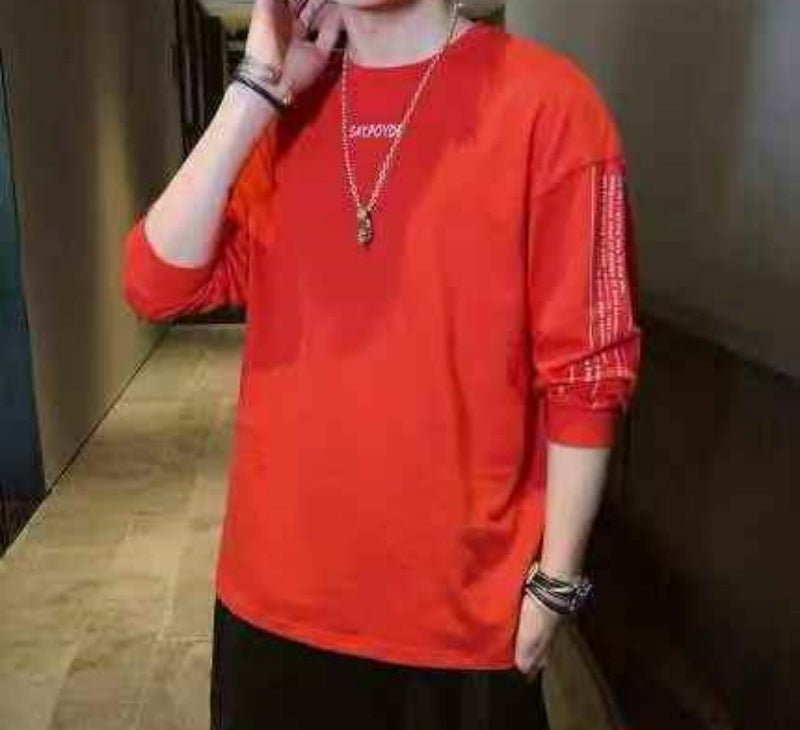 Mens round-neck sweatshirts