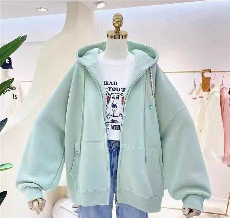 Women zipper hoodies