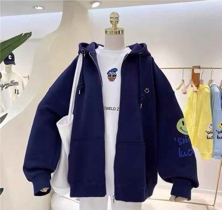 Women zipper hoodies