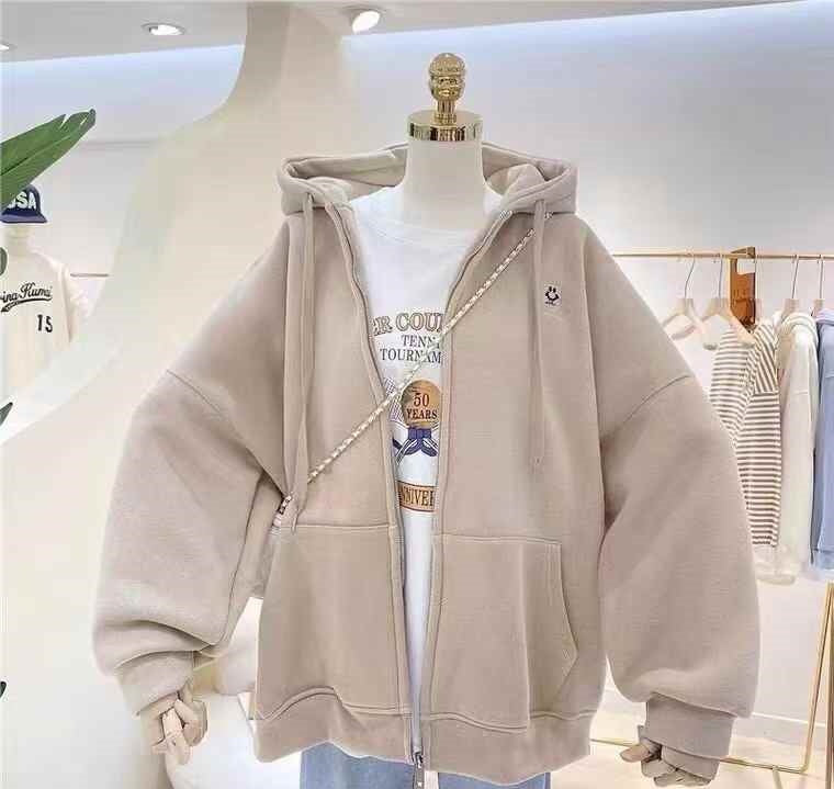 Women zipper hoodies