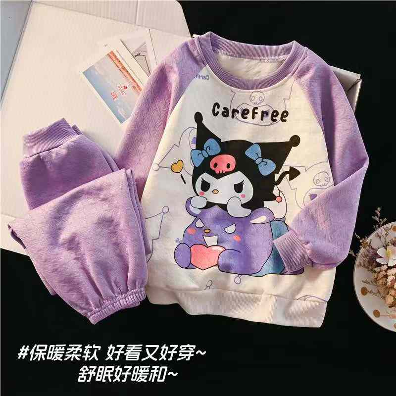 Kid's warm sleepwear set