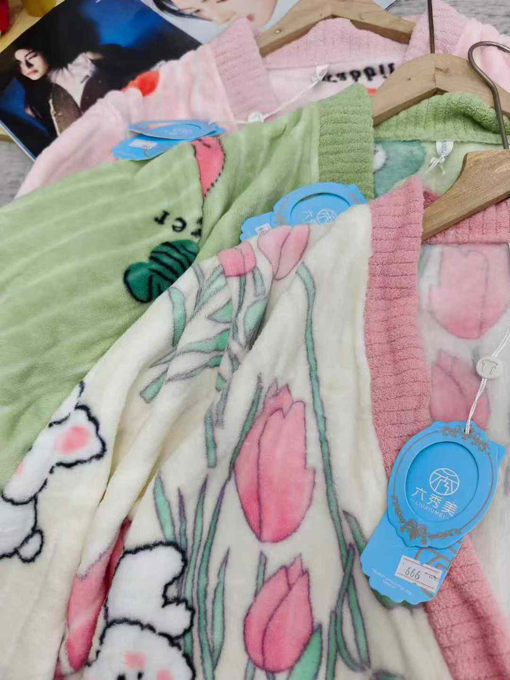 Women's winter flannel pajamas