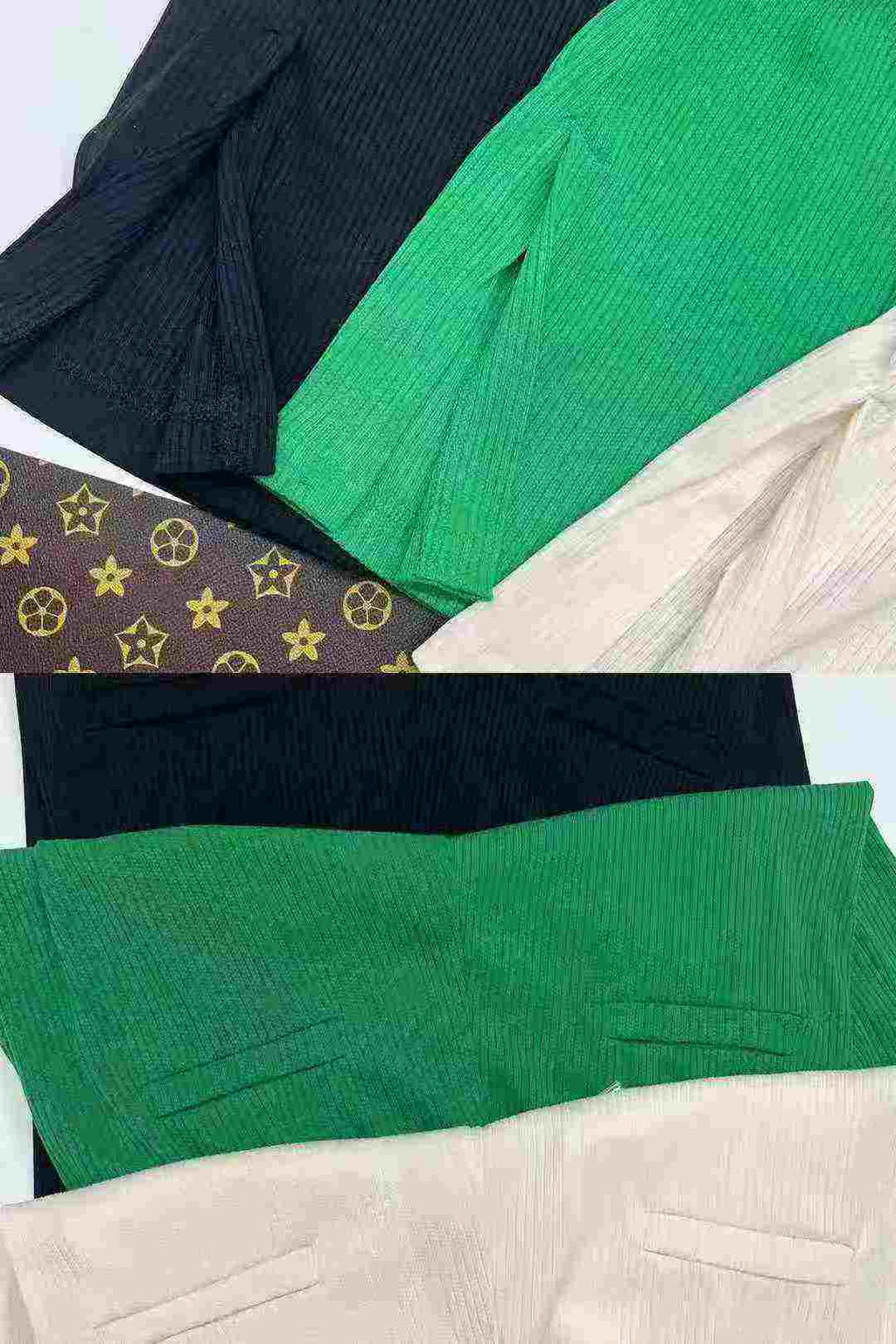 Women's silk wide-leg pants