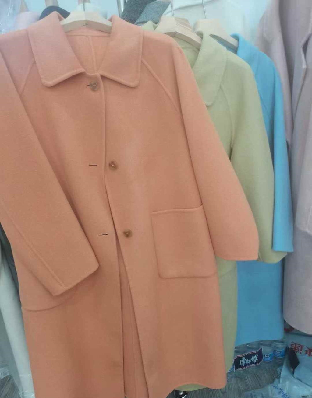 Women woolen overcoat