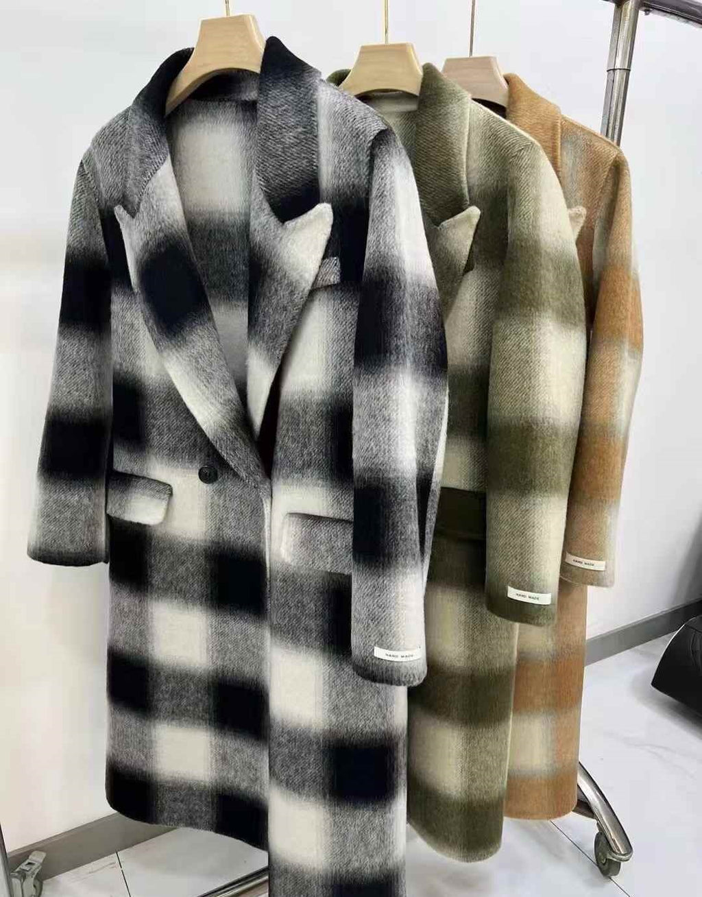 Women woolen overcoat