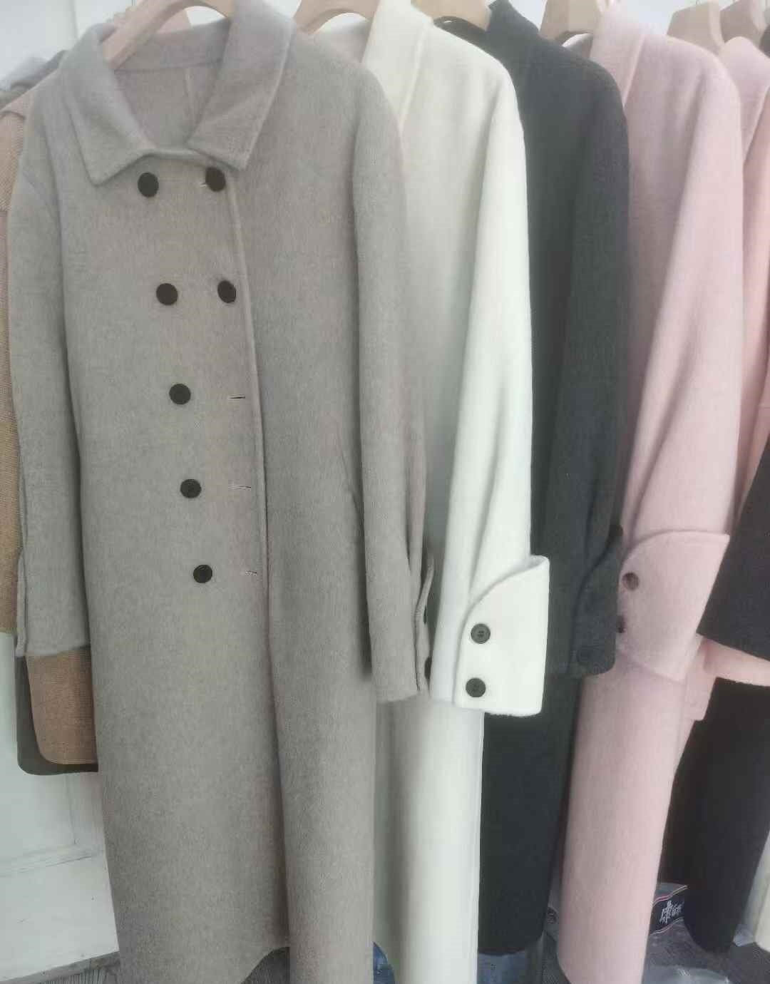 Women woolen overcoat