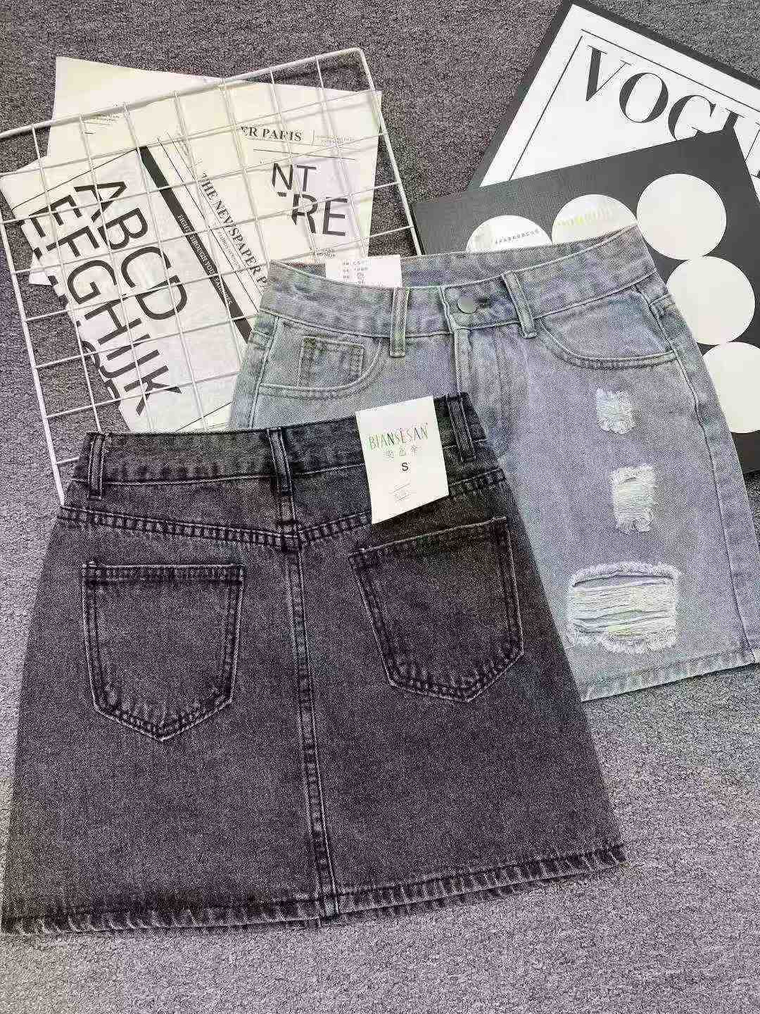 Women's denim skirt