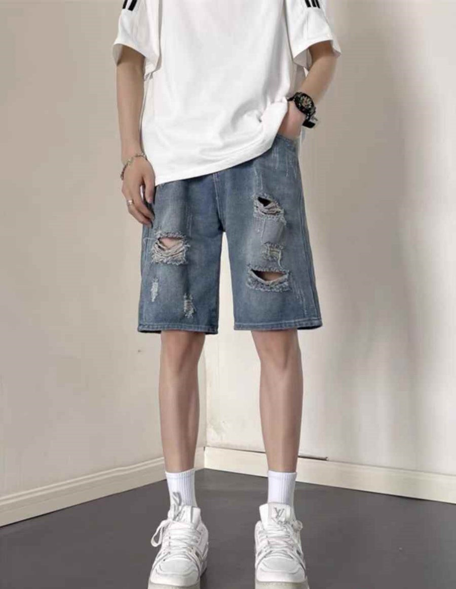 Mens jean shorts