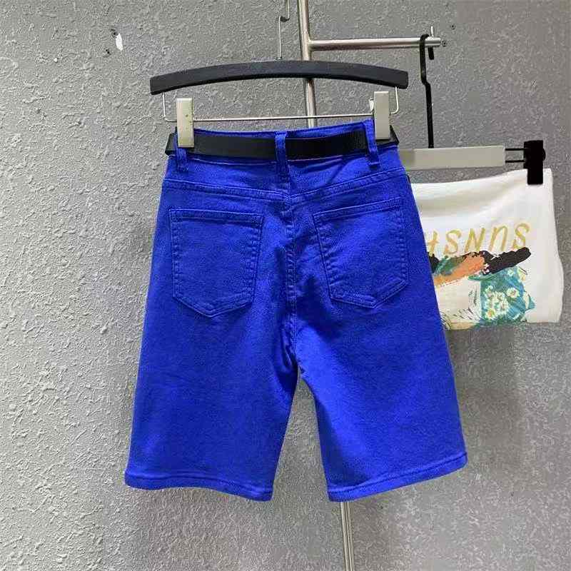 Women's stretch five-pocket pants