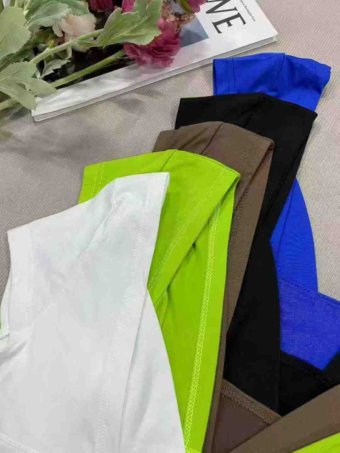 Women's multi-color V-neck vest