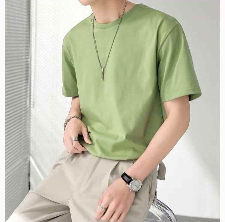 Mens pure color T-shirts