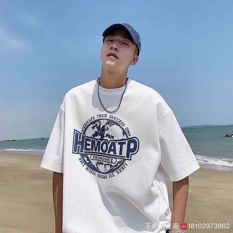 Mens pure cotton fashion T-shirts