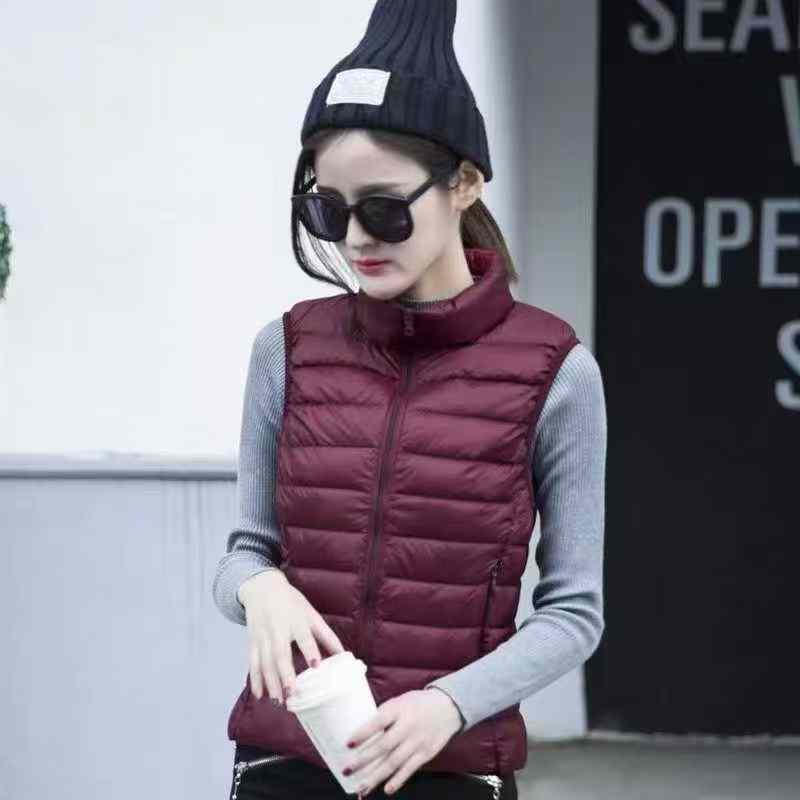 Women's down jacket with fur trim